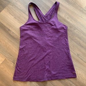 Purple Calia Cross Back Tank Top, Size XS